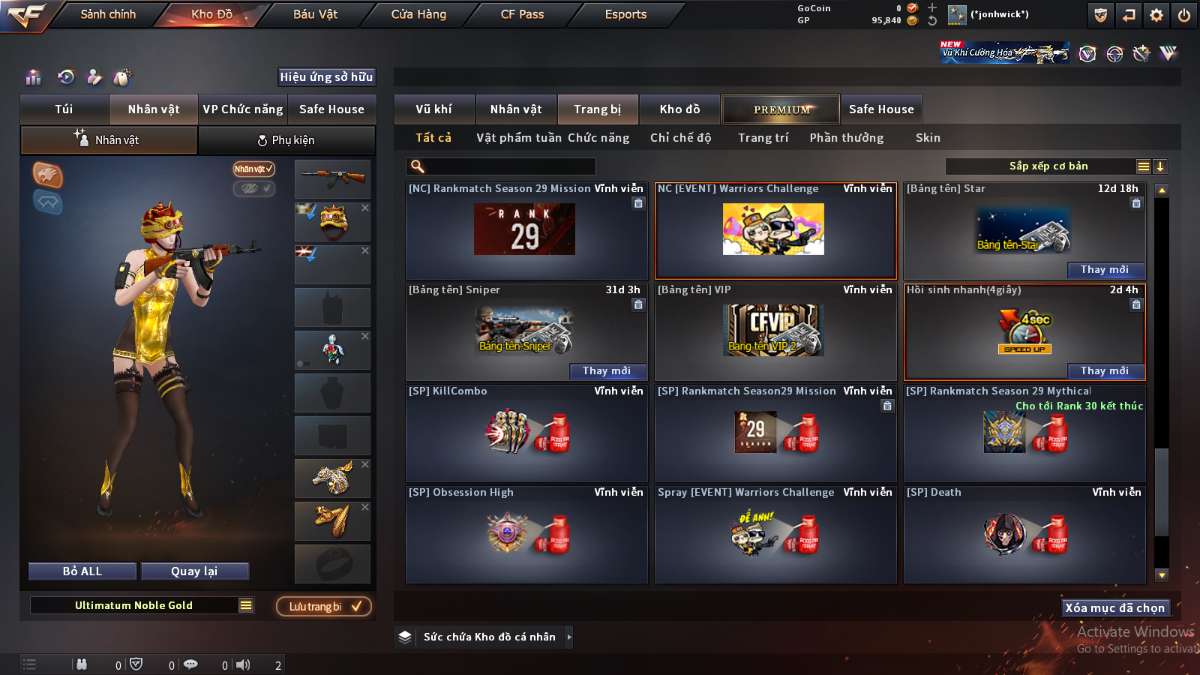 shop acc cf uy tin gia re
